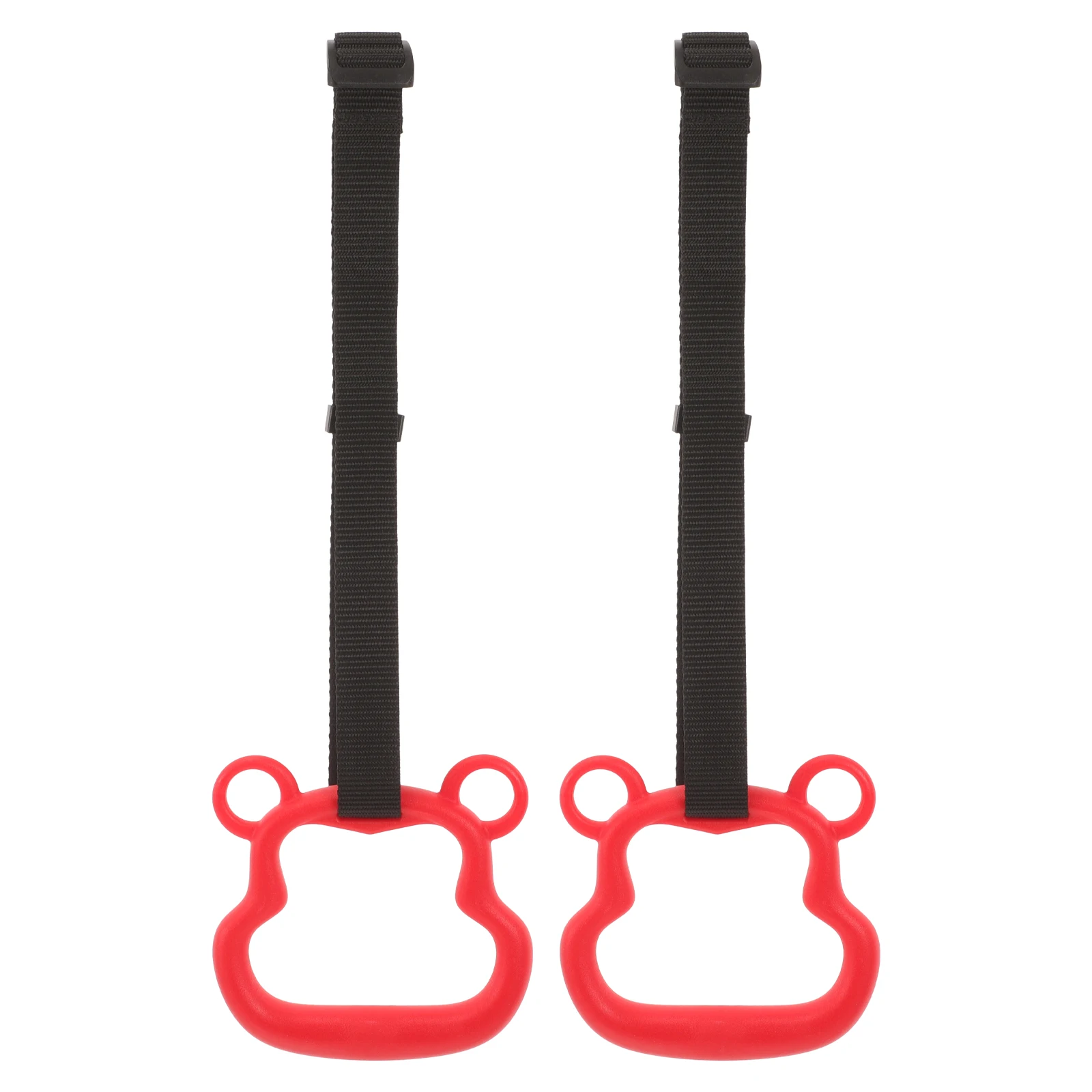 2Pcs Portable Gymnastics Rings Gym Pull-Up Equipment Hanging Rings Kids Workout Children'S Fitness Home Pull-Ups