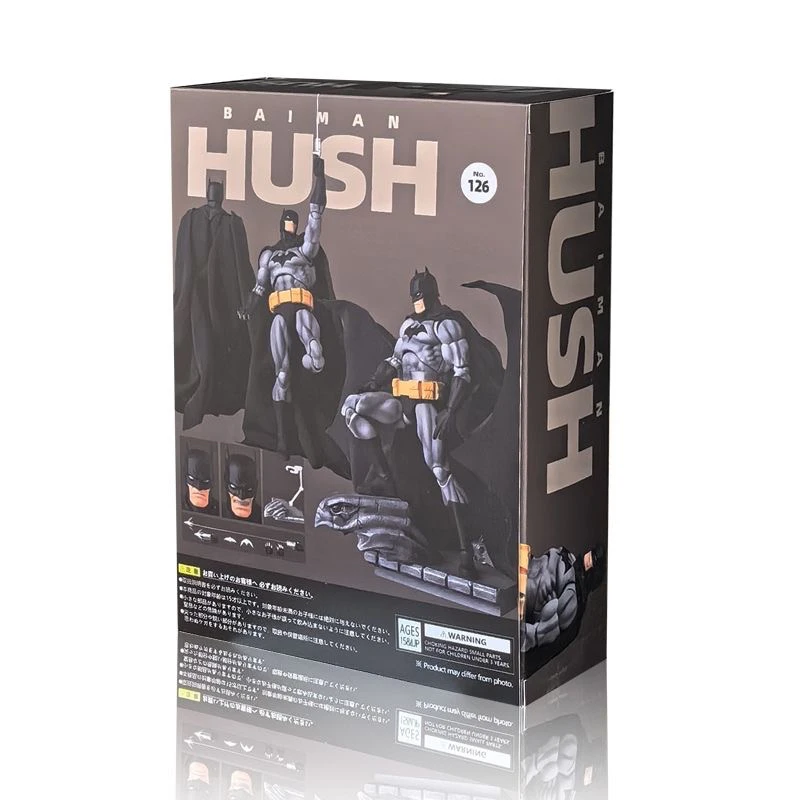 Auf Lager CT Toys Batman Hush Blue Version Mafex 105, schwarze Version, DC, Fledermausmann, Anime-Actionfigur, Figur, Modell, Statue, Spielzeug, Geschenk – Detail 13