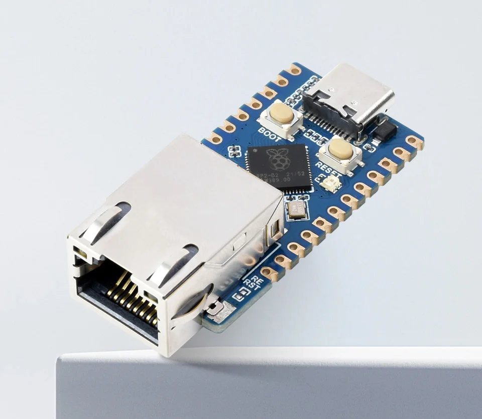 Ethernet Additional Rj45 Raspberry Плата разработки Raspberry Pi Waveshare-RP2040-ETH, встроенный модуль ...