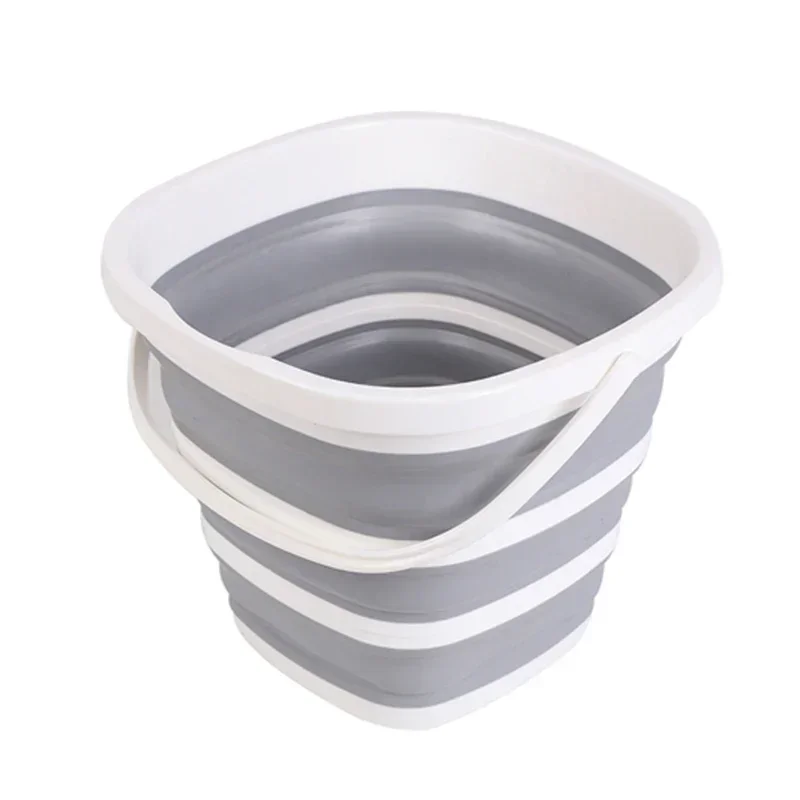

Car Supplies Square Outdoor Kitchen Camp Bucket Wash Folding Bathroom Fishing Silicone