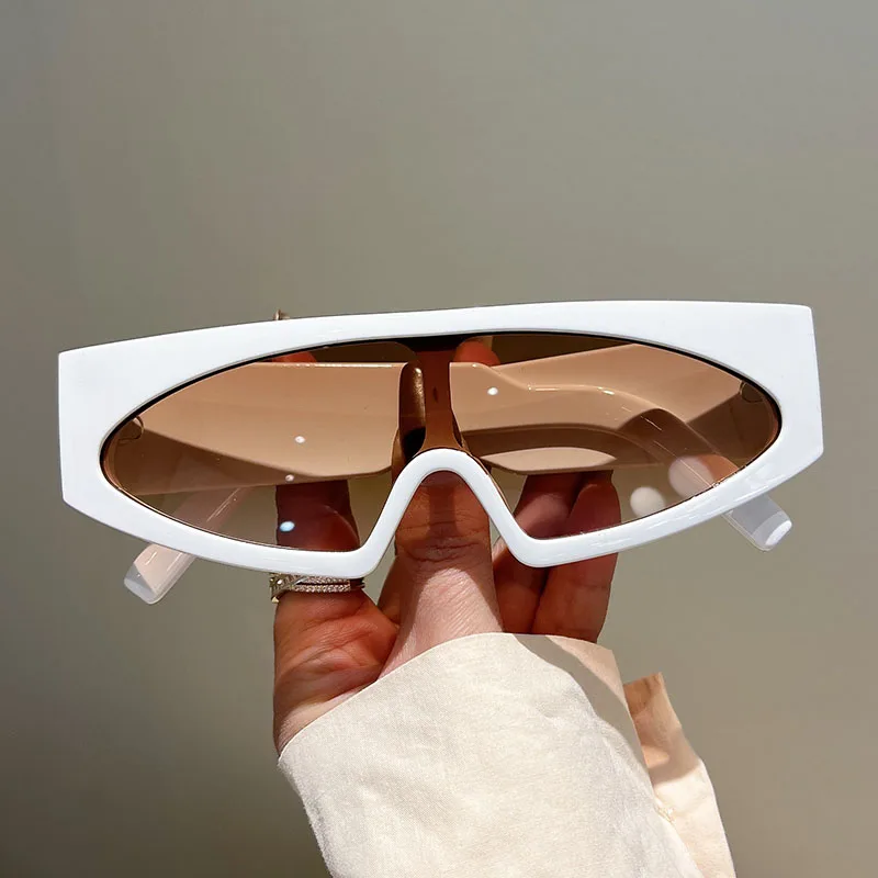 KAMMPT Übergroße Sonnenbrillen Herren Damen 2023 Neu in Mode Monobolck Shades Ey Markendesign Gradient UV400 Goggle_voghion.com