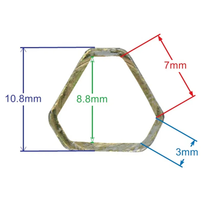 Extended type Elevator triangle key professional triangle key train Elevator door 1pcs The length is 300mm