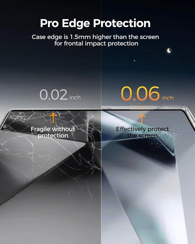 Ultra Thin Clear Soft Cover Case with Full Camera Protection