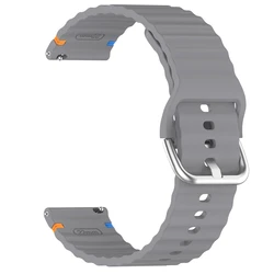 Universal 20 - 22mm Ocean Band Watch Strap, Compatible with Various Smartwatches - 20mm Width (Space Gray)