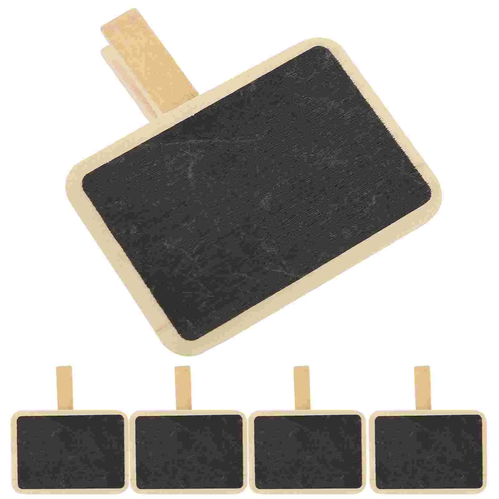 

Wood Mini Chalkboard Clips Blackboard Photo Price Board Decorative Message Wedding Sign Small Weddings Parties