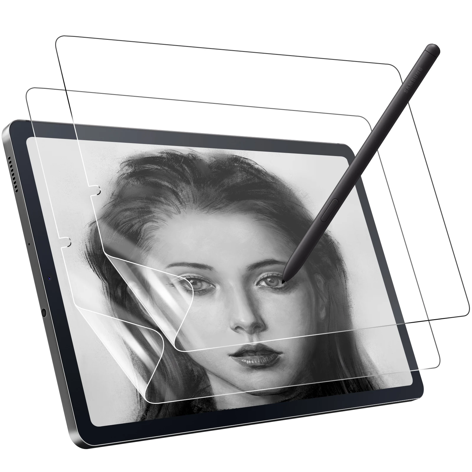 Pellicola Salvaschermo Opaca In Pet Per Samsung Galaxy Tab S6 Lite 10.4 2022 E 2020,[Pellicola Per Scrivere Con Sensazione Di Carta Per S-Pen] Pellico