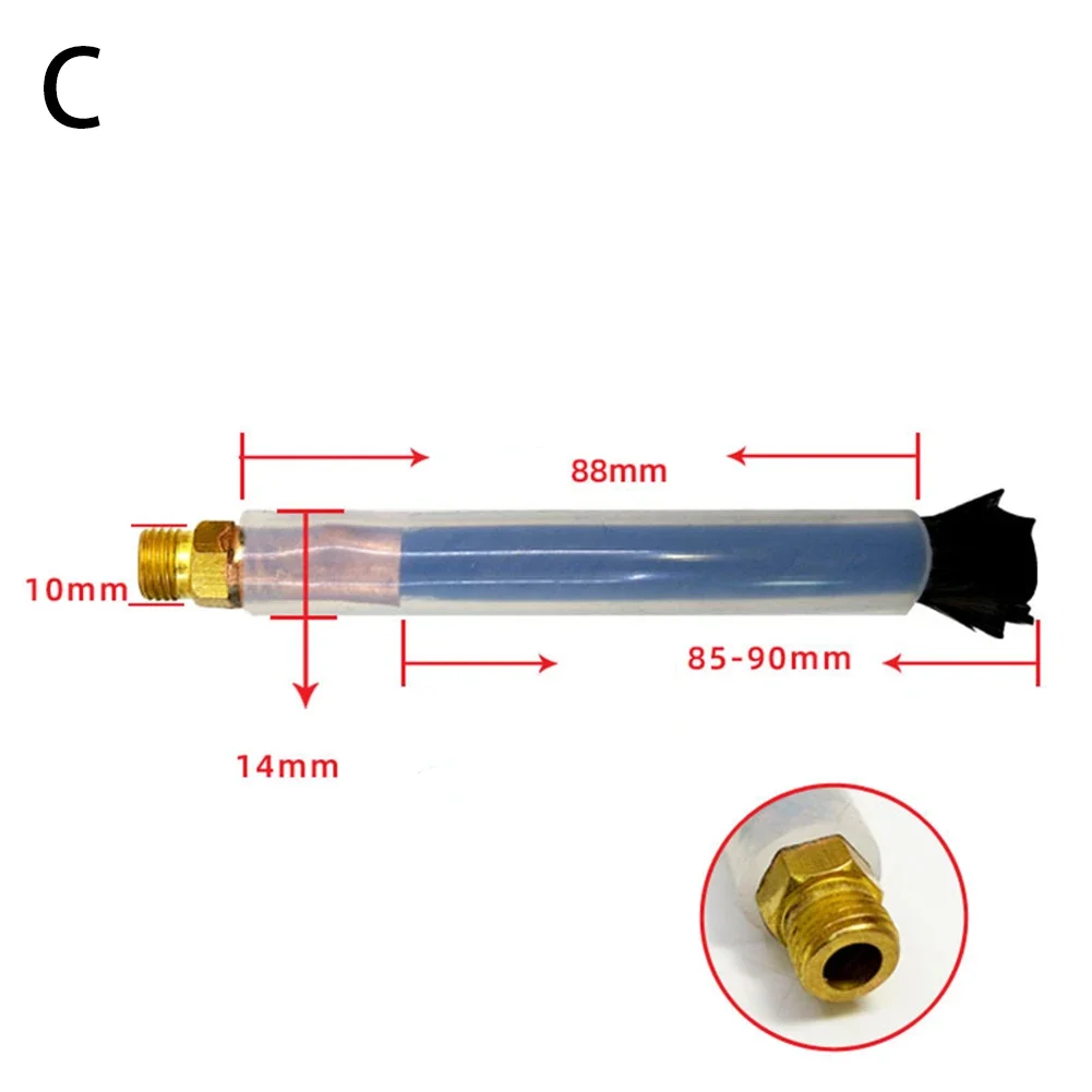 10pcs M6/M8/M10 Weld Brushes Cover Cleaning Weld Weldseam Cleaning Brush Carbon Fiber Brush For Welding Accessories cleaning brush cleaning tool