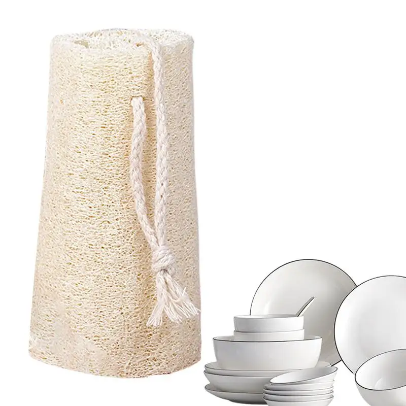 

1PC Loofah Fiber Kitchen Cleaning Tool High Quality Dish Cleaning Sponge Eco-friendly Kitchen Cleaning Sponge Body Skin Care