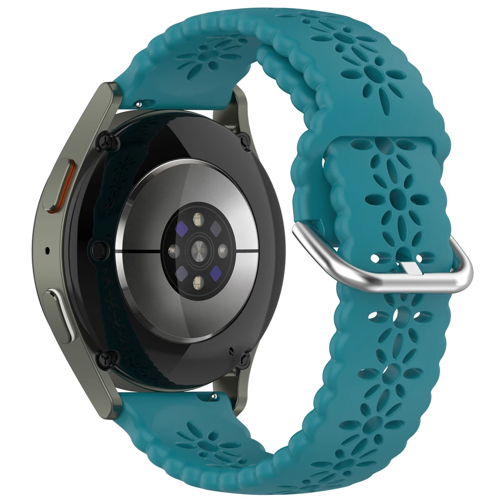 Premium 22mm Silicone Sport Watch Strap - Enhanced Comfort & Durability