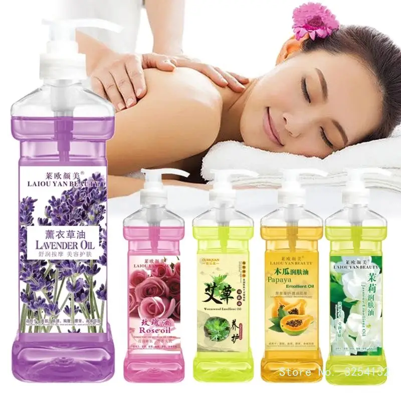 

Body Moisturizing Skin Care Massage Softening Vegetable Aroma Body Oil 500ml