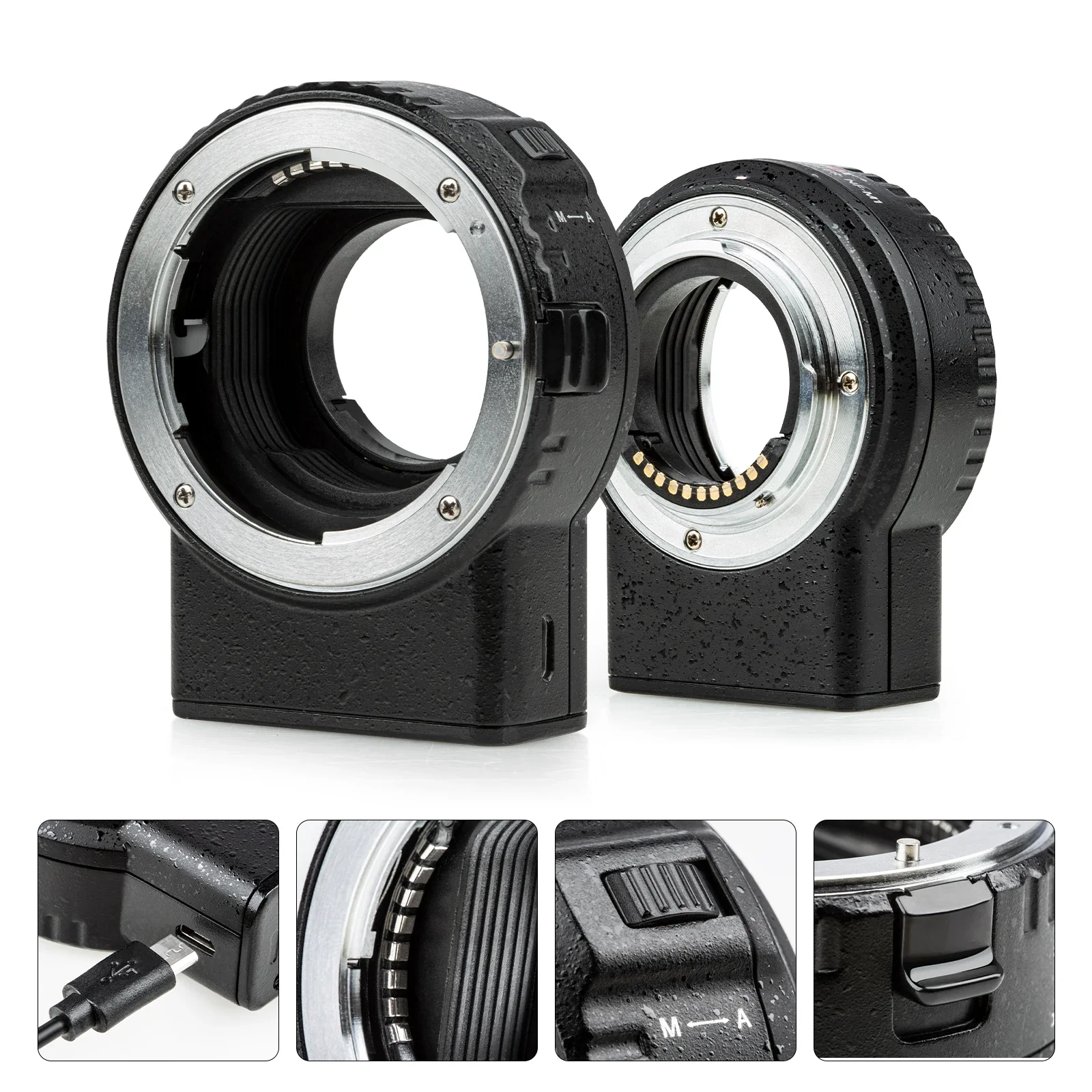 Viltrox-レンズマウントアダプターnf-m1 af,カメラサポートvr, exif