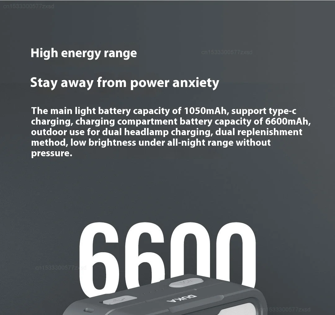 DUKA ATuMan MH1 Multifuction Headlamp Gesture Button Dual control Head Flashlight Outdoor Waterp LED Sensor Hat Clip Lamp