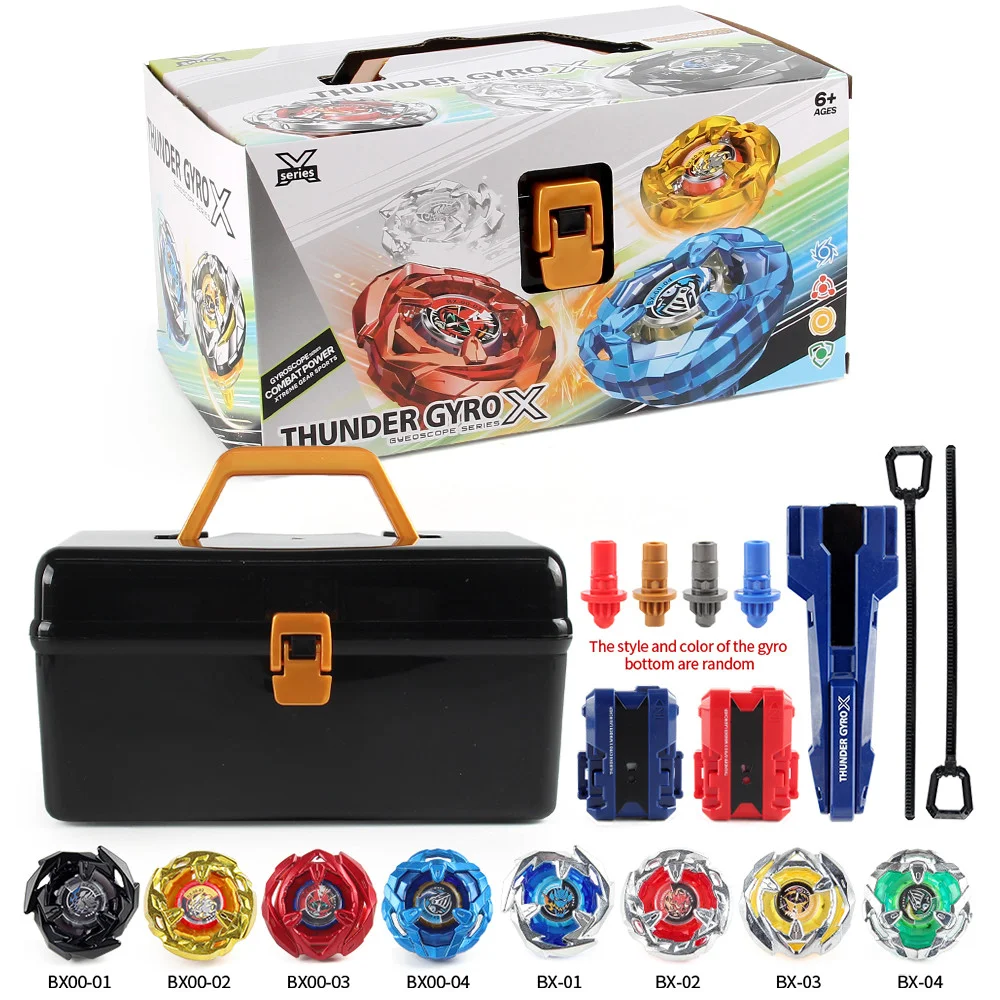 BX-01/02/03/04 BX00-01/02/03/04 Bey X Grip Launchers Tool Box Set Toys 8 PCS