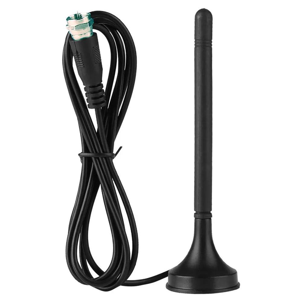 Antenna Tv Digitale, Antenna Digitale Interna Dvb-T Con Base Magnetica, Ricezione Uhf E Vhf, Cavo Da 4,3 Piedi