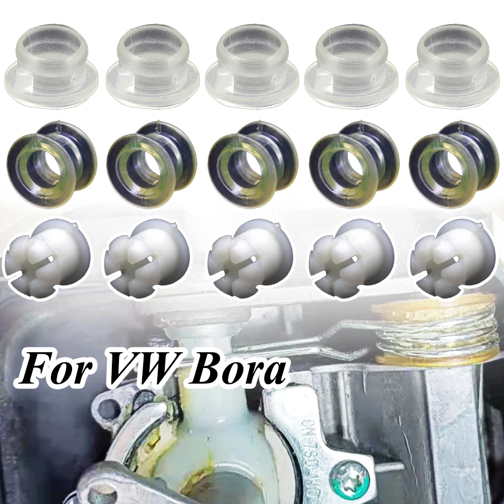

Manual Gear Shift Lever Cable Bushing Repair Kit For VW Bora Gearbox Selector End Linkage Rubber Sleeve 1997- 2000 2001 2006