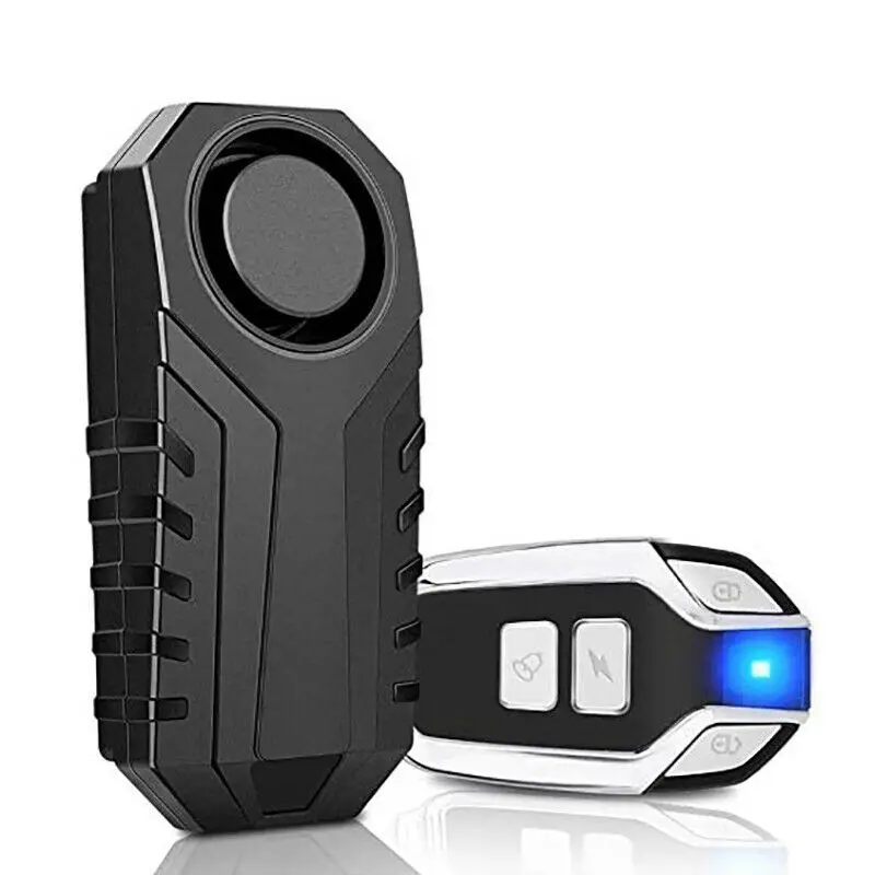 

Motorcycle Burglar Alarm Loud 113dB Remote Wireless Anti-Theft Vibration Motorcycle Bike Security Alarm Electric Car Alarm