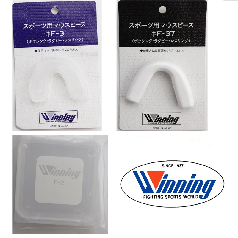 WINNING BOXING Mouth Guard F-3 F-37 F-2 Re-Mouldable Mouth