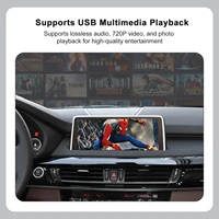 AUTOABC CarPlay sans fil pour BMWX5 X6 F15 F16 F85 F86 F70 E71 E72 G05 G06 avec Android Auto lien miroir AirPlay voiture jouer 5