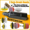 Shoe Brushes Professional Adjustable Speed Electric Shoe Polisher Kit Clean Dust Leather Care Shine Set Polishing Boot Shoe 4