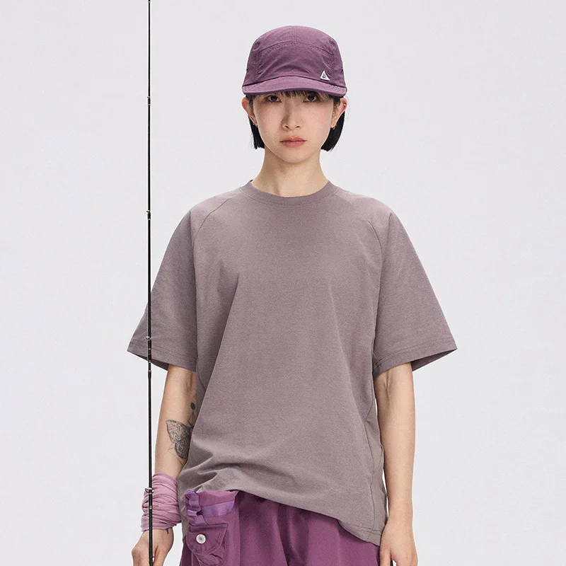Outdoor T-shirt Breathable Cool Feeling Quick Dry Elastic Tops TEES Sports Shirt Hiking Trekking Running Gym Clothing Women Men