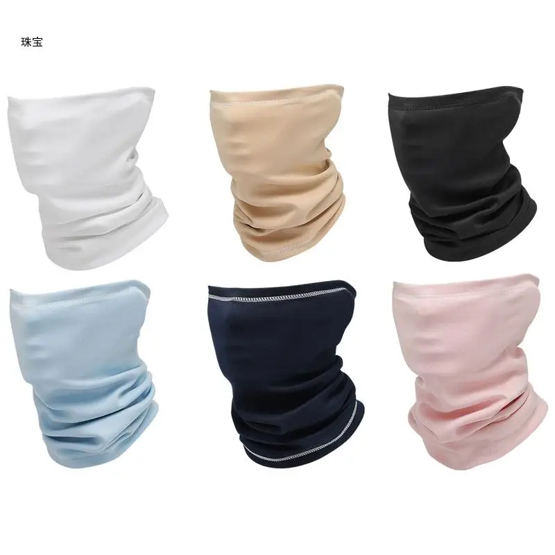 

X5QE Outdoor Masks Neck Tube Skiing Sport Scarf Cycling Breathable Neck Gaiter Multifunctional Headwear Face Mask Balaclava