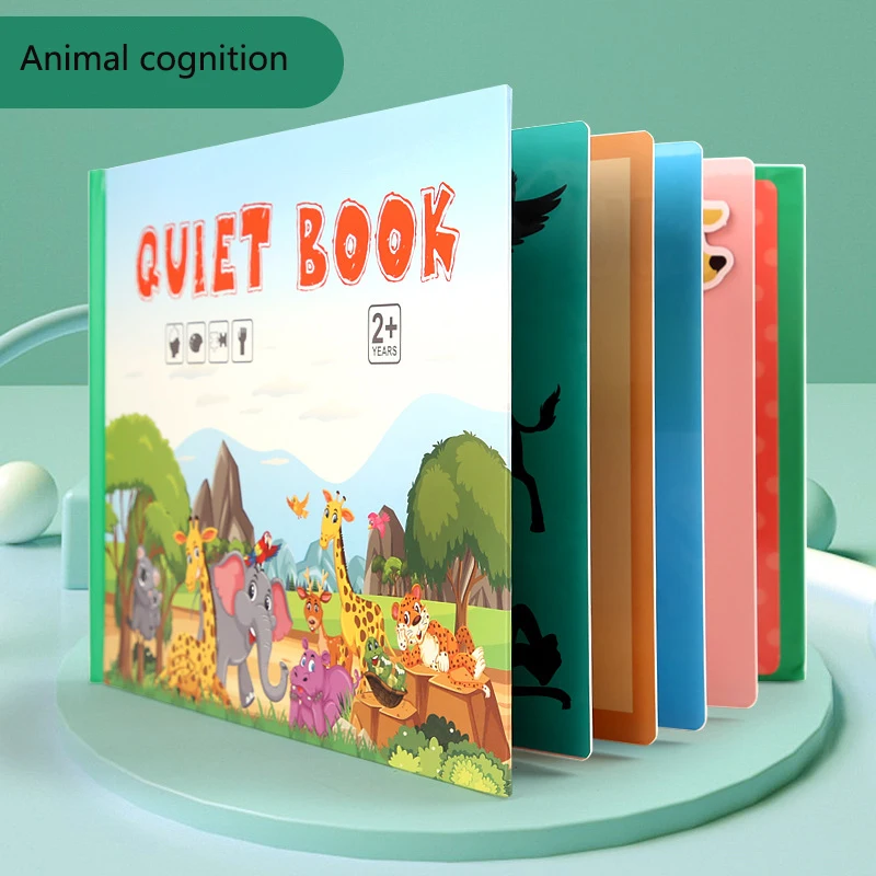 Baby & Toddler Toys luxury Children Cognition Books Montesso Toys Baby Educational Quiet Book Activity Busy Board Learning Toys For Kids Preschool Book Baby & Toddler Toys