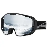 JSJM New Ski Goggles Men Women Double Layer Anti-Fog Big Ski Glasses Winter Outdoor Windproof Protection Ski Goggles Snowboard 1