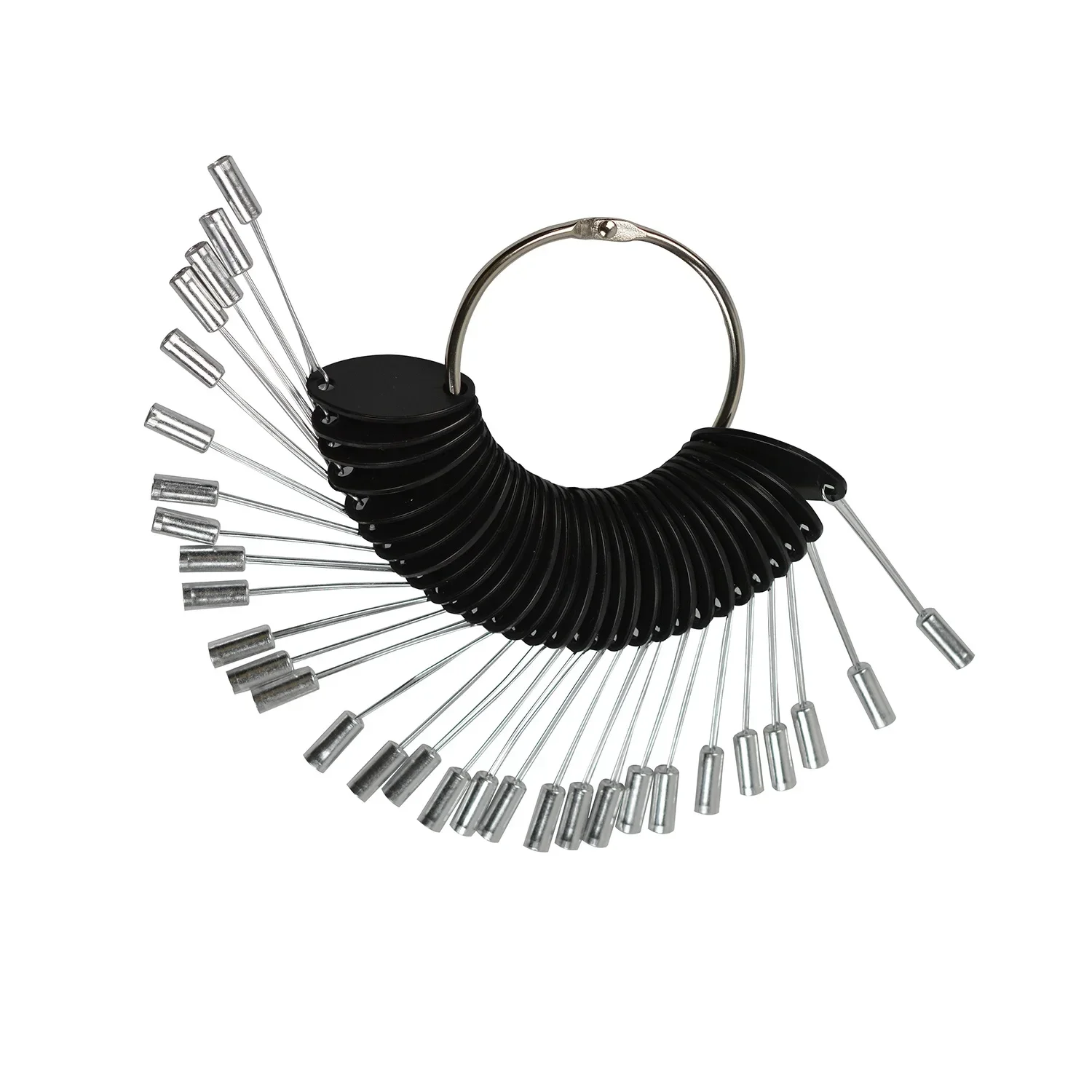 30 pcs / set Hair Swatches Rings for Testing Color Hair Coloring Rings/Card Dye Charts Salon Hairdressing