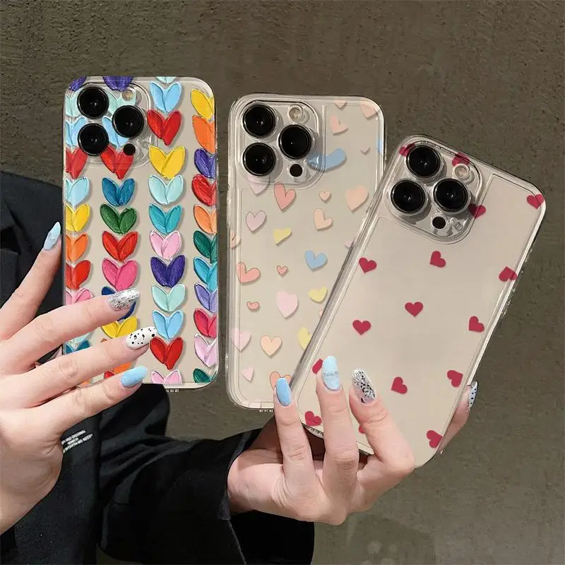 Love Heart Phone Case - Chic and Stylish Design