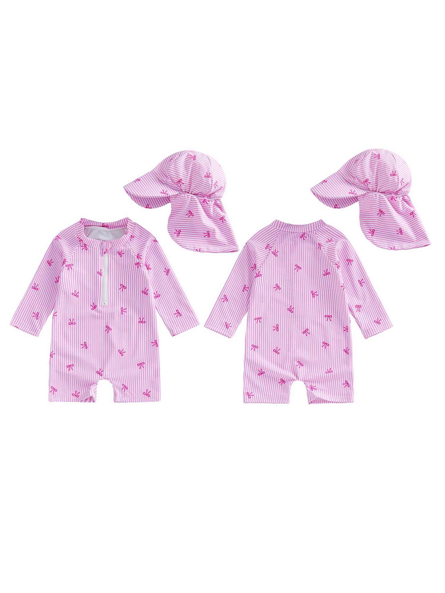 Toddler Girl Floral Swimsuit Set 5