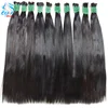 Wholesale Human Hair Bulk For Braiding Natural Color Straight Indian Hair No Weft Braiding Bulk Hair Extensions For Women 50g 5