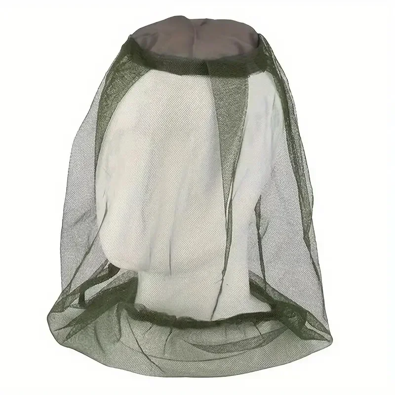 Mosquito proof hat Outdoor mosquito head mesh nets gardening hat insect-proof hat For hiking camping fishing