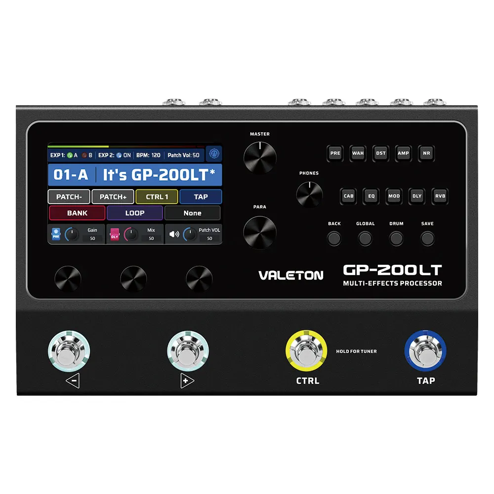 【本日のみ！最終値下げ】Valeton GP-200LT Valeton GP-200LT processador multi efeitos pedal de efeitos
