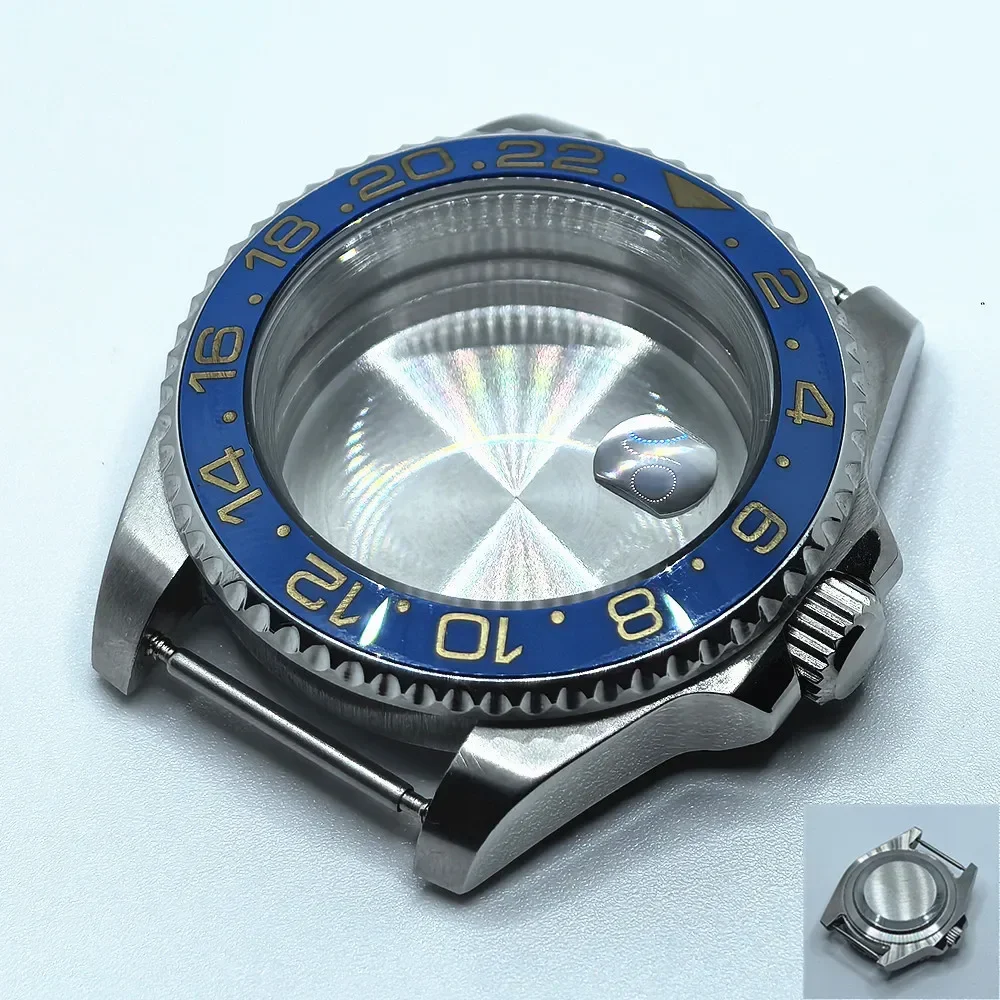 40mm Transparent Glass Watch Case