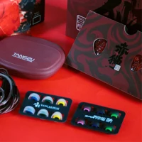 TANGZU WANER SG 2 Red Lion Edition 10mm PET Single Dynamic In-Ear Earphones with Silicone Storage Bag and Sancai wide bore - Image 5