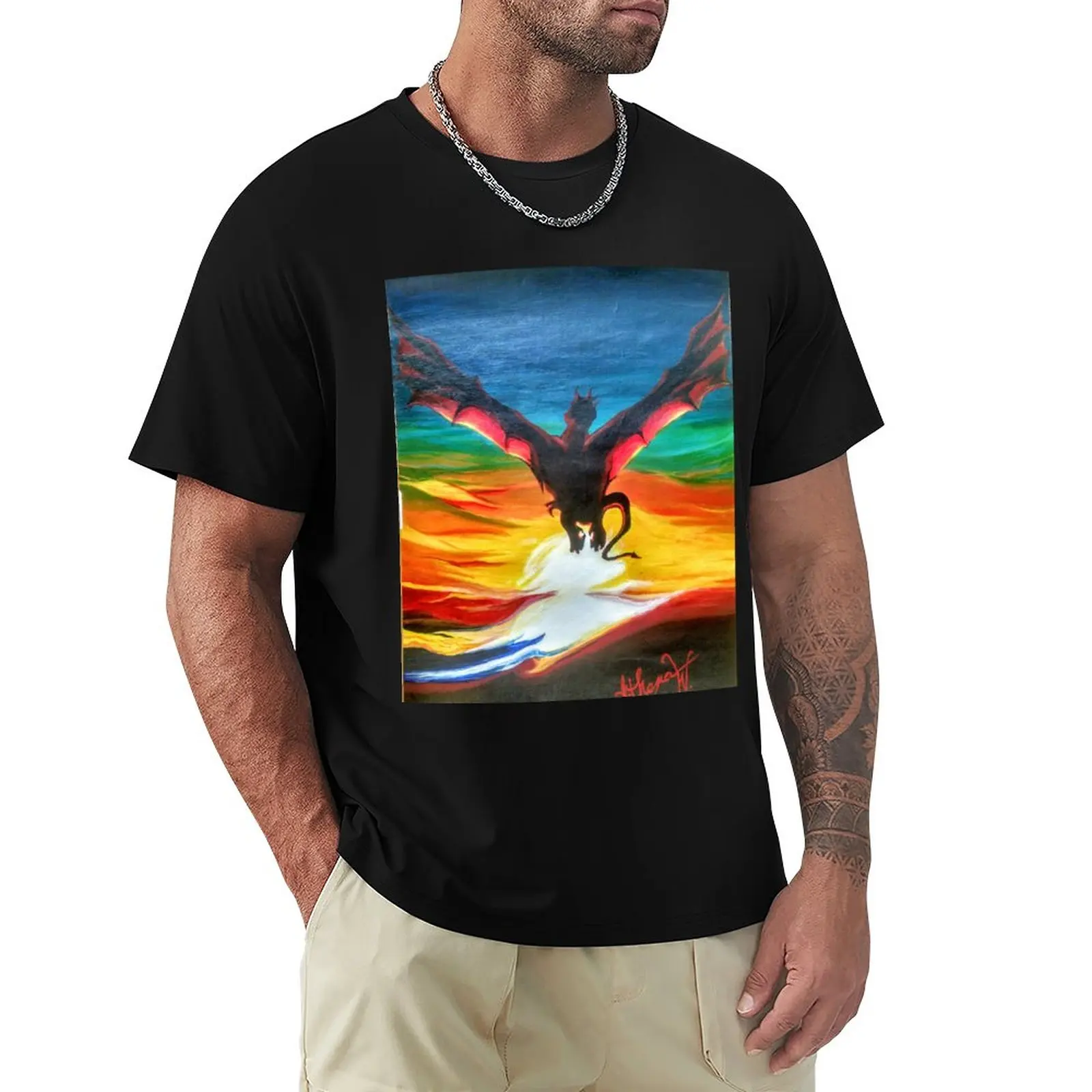 

Dragon Heart T-Shirt heavyweights for a boy mens graphic t-shirts big and tall