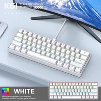 APAYADO K61 Wired Mechanical Keyboard - 60% Compact (61 Keys), RGB Backlit, Portable Design, Phantom Switches, for Gaming - Image 2