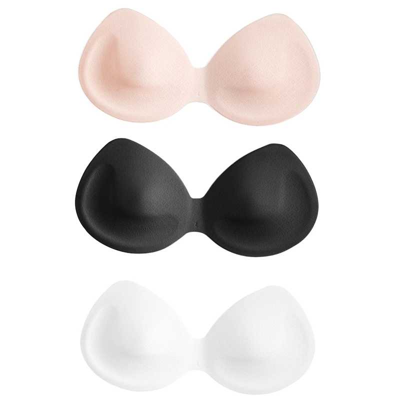 

Женский бюстгальтер с имитацией латекса, вставки в чашках, утолщенная губка, многоразовая подушка для груди, дышащий купальник,