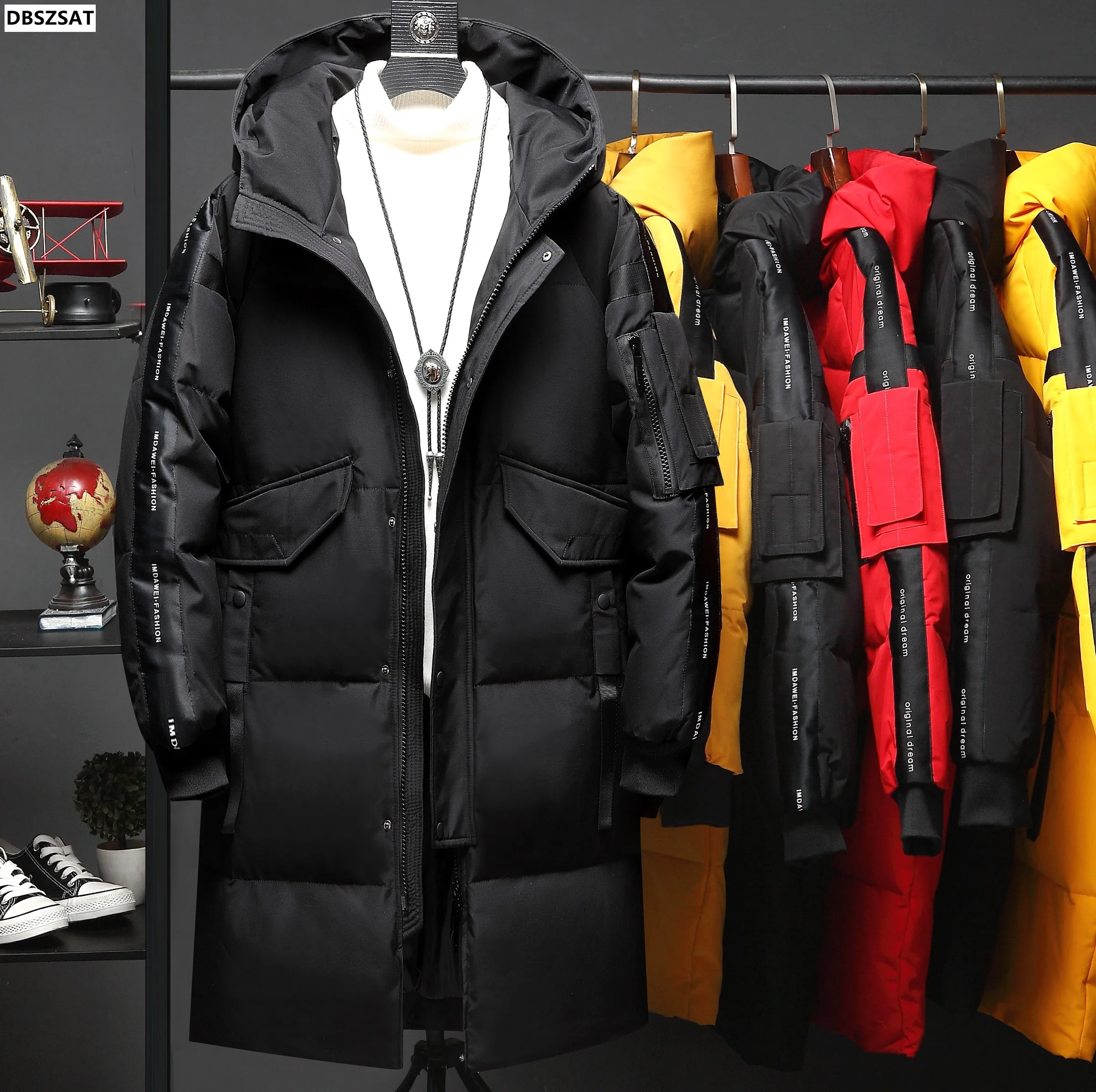 Teens Winter Men's Down Jacket Stylish Male Down Coat Thick Warm Man Clothing Brand Men's Apparel Warm Parka