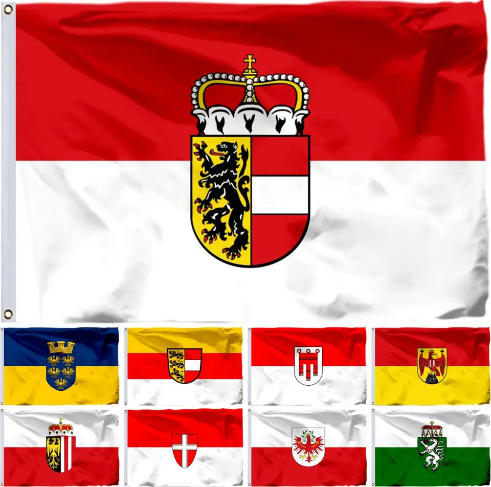 Prikker Oostenrijkse vlag- 50 stuks | Zoetwaren/jam/koek | Zirbe winkel