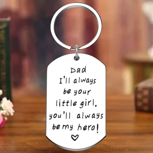 Metal Best Dad Gifts keychain Father's birthday dad Key Chain Pendant papa chrismas Gifts