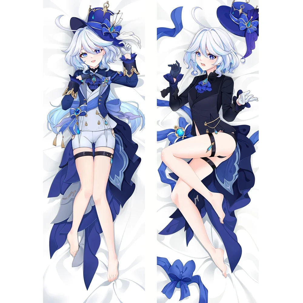 

Подушка для обнимания Genshin Impact Furina Dakimakura, 2 способа, искусственная аниме, наволочка, рождественские подарки
