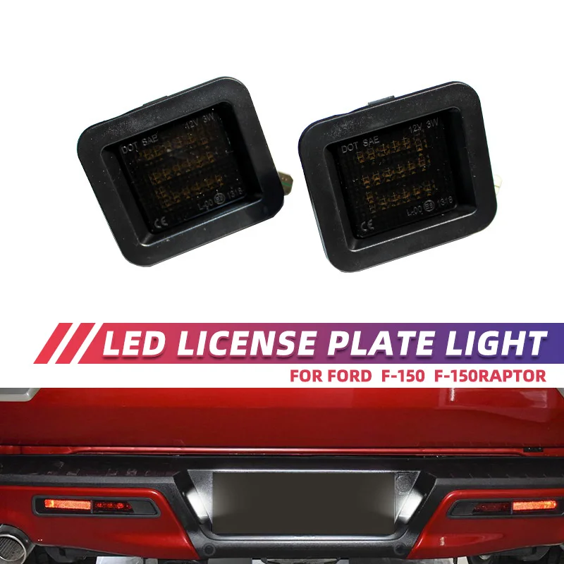 

Для Ford F-150 Raptor White Светодиодный номерной знак лампы Xenon White 6000K