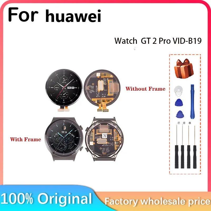 For Huawei Watch GT 2 Pro VID-B19 46mm smart watch LCD display screen Parts  Cover glass parts replacement repairs