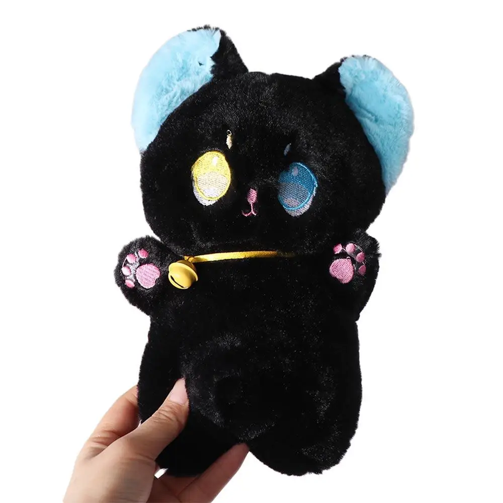 Black and White Cat Black and White Cat Plush Toy Stuffed Animal Different Eyes Cartoon Fairy Cat Friends Birthday Gift