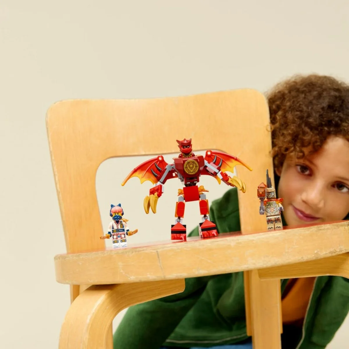 In Stock】LEGO® NINJAGO Kai's Dragon Mech Battle Pack 71851