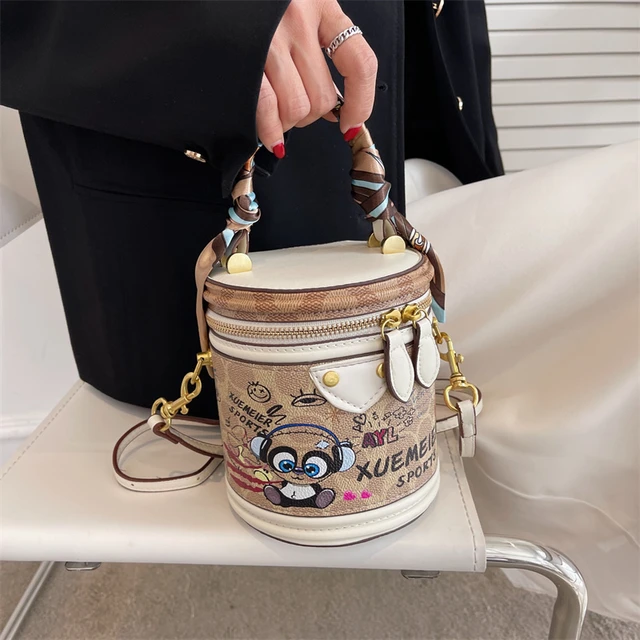 Women's Luxury Handbag 2023 Hot Sale New Popular Fashion Printed Mother  Child Bucket Bag Versatile One Shoulder Crossbody Bag - AliExpress