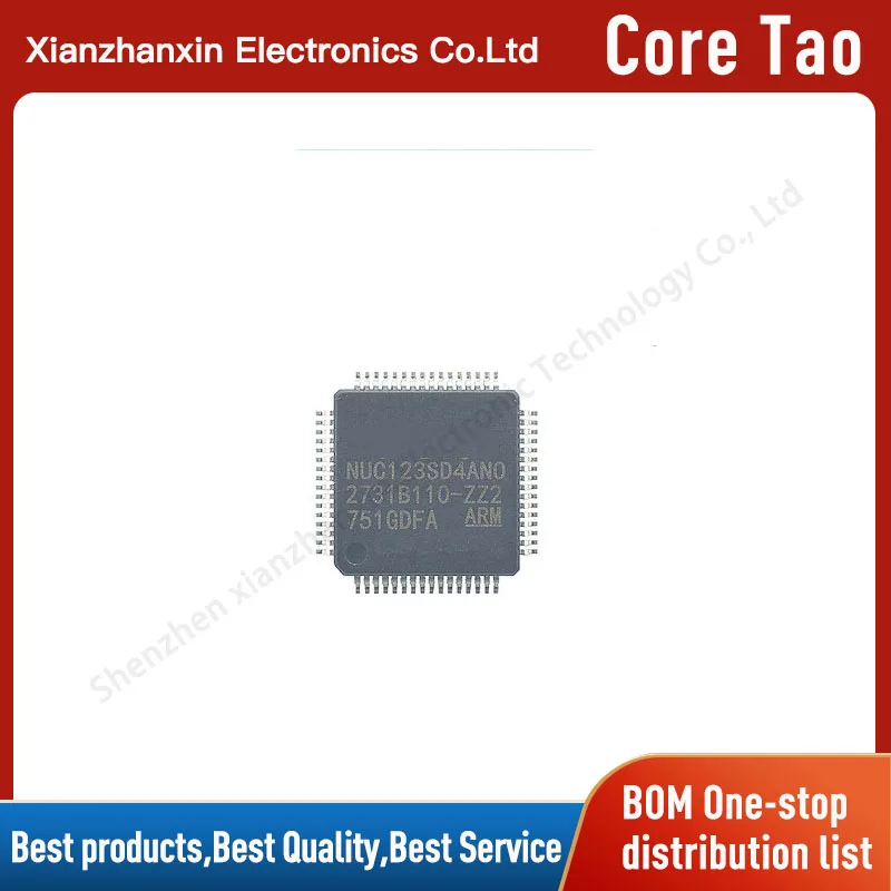 

1~5PCS/LOT NUC123SD4AN0 NUC123SD Microcontroller chip LQFP-64