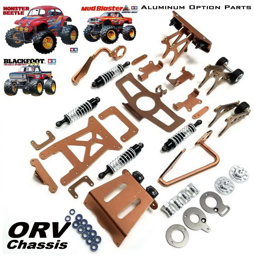 Ammortizzatori In Alluminio/Parti Opzionali Paraurti Per Tamiya 2Wd Orv Chassis Monster Beetle / Blackfoot /Mud Blaster