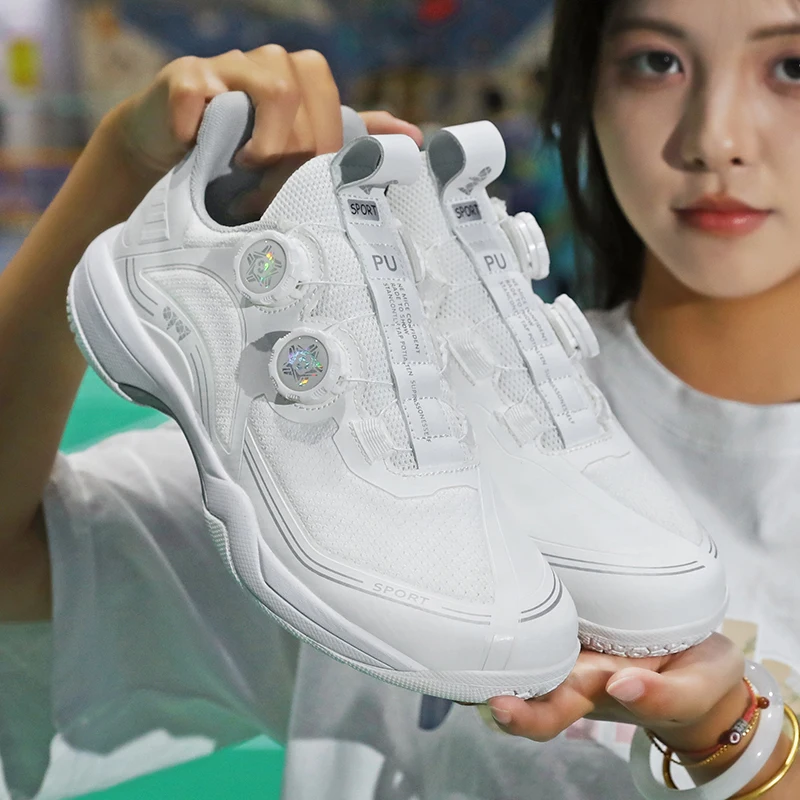Badminton Shoes generation white unisex ultra light anti slip anti twist wear-resistant professional competition and train